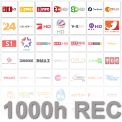Erweiterung der Aufzeichnungskapazität auf 1000h